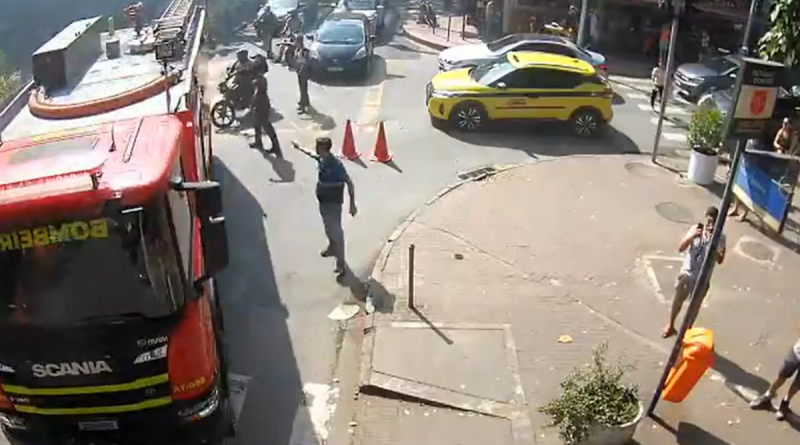 Incêndio atinge loja de roupas em Ipanema