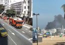 Incêndio atinge estabelecimento em Copacabana