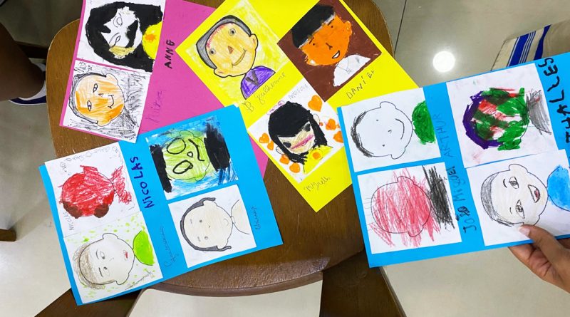 Alunos atípicos de Meriti visitam exposição de arte interativa no Shopping Grande Rio