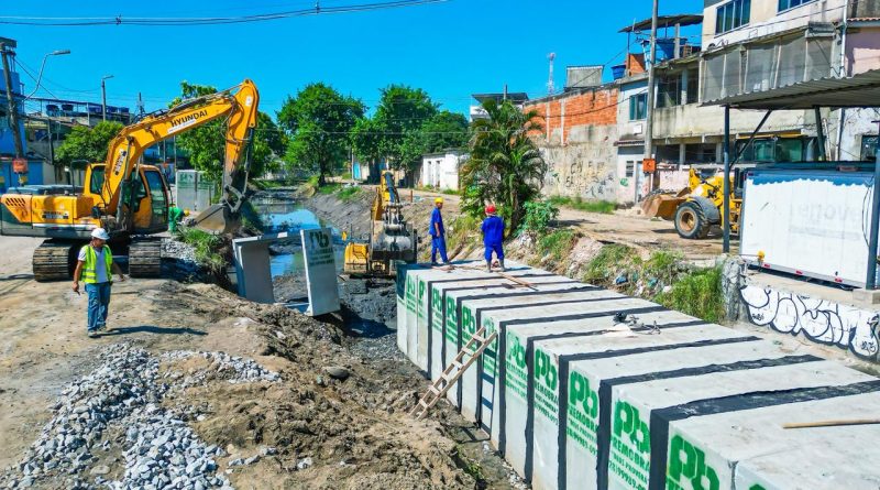 Obras no Rio Pavuninha iniciam etapa de macrodrenagem para reduzir alagamentos em Meriti