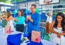 Meriti celebra o Dia da Merendeira com entrega inédita de uniformes na Escola Municipal Henfil, Chico e Betinho