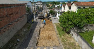Itaboraí avança com recapeamento asfáltico em diversos bairros por meio do Governo do Estado