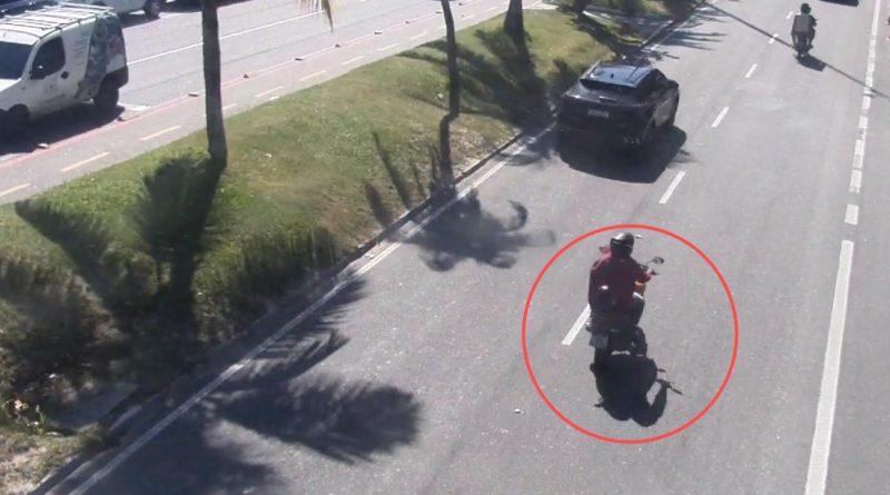 Câmeras da Prefeitura de Niterói ajudam a identificar motoboy que aterrorizava pedestres
