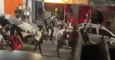 Confusão em baile funk termina em pancadaria na Zona Norte