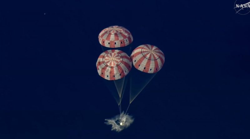 Missão espacial Artemis II realiza pouso na Terra