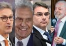 Datafolha: No 1º turno, Lula tem 39%; Flávio Bolsonaro, 35%; Caiado, 5%; e Zema, 4%