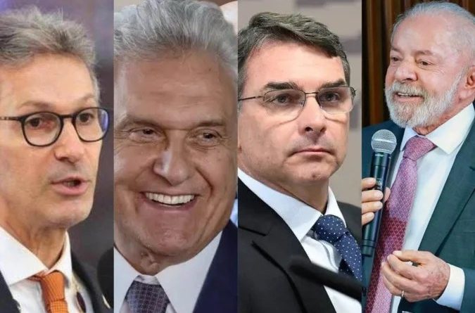 Datafolha: No 1º turno, Lula tem 39%; Flávio Bolsonaro, 35%; Caiado, 5%; e Zema, 4%