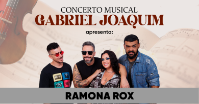 Concerto Musical Gabriel Joaquim apresenta Ramona Rox&nbsp;na próxima quarta-feira&nbsp;(22)