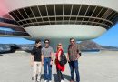 Delegação artística do Festival de Cinema Europeu Imovision visita o MAC em Niterói