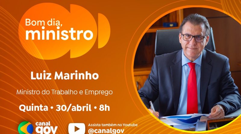 Dados positivos do Novo Caged, escala 6×1 e transparência salarial são destaques do “Bom Dia, Ministro” com Luiz Marinho