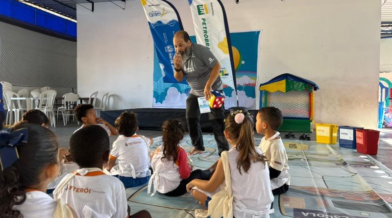 Projeto Grael leva educação ambiental lúdica a creche em Niterói