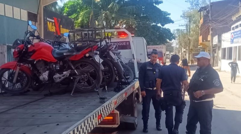 Rio das Ostras inicia operação itinerante de combate a motos irregulares