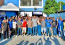 Prefeita de Belford Roxo Mariana Canella prestigia Festa do Dia do Gari na Secretaria de Serviços Públicos