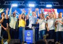 Prefeita de Belford Roxo Mariana Canella inaugura Vila Olímpica Lote XV Oscar Schmidt  lotada com milhares de pessoas no novo complexo esportivo