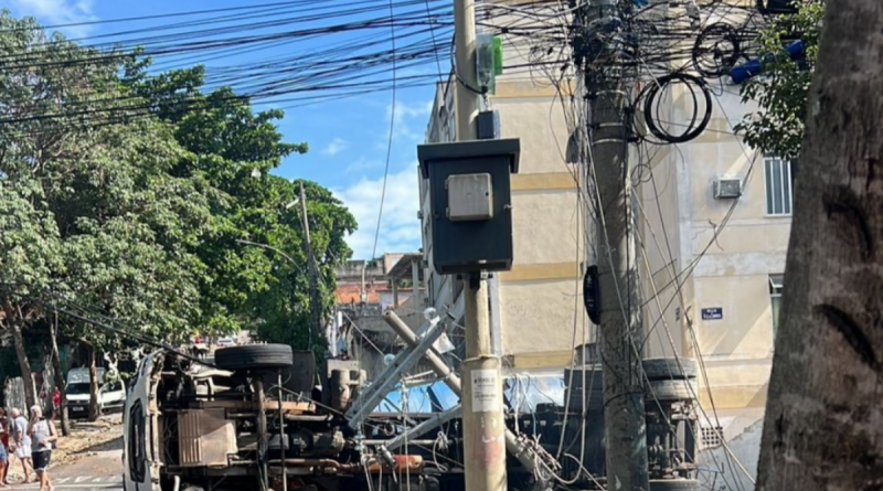 Após acidente, energia elétrica é restabelecida no Cachambi