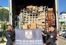 Carga de sapatos avaliada em R$ 150 mil é recuperada, em Irajá