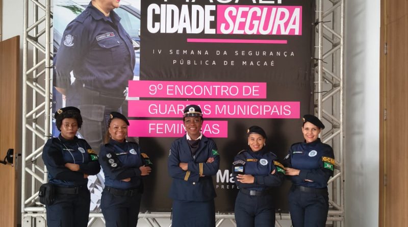 Três Rios participa do 9º Encontro de Guardas Municipais Femininas em Macaé