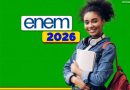 Enem 2026 abre inscrições dia 25 e estudantes da rede pública têm cadastro pré-preenchido
