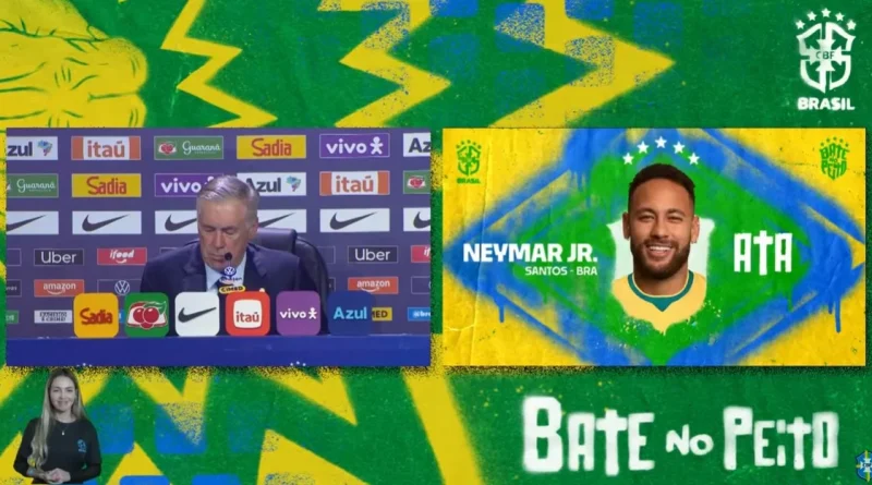 Com Neymar na lista, Ancelotti anuncia convocados da Seleção para a Copa do Mundo