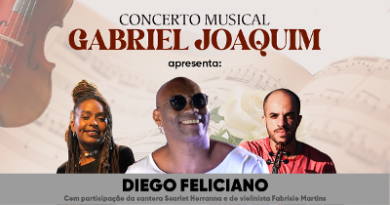 São Pedro da Aldeia: Concerto Gabriel Joaquim promove noite dedicada à MPB nesta quarta-feira (20)