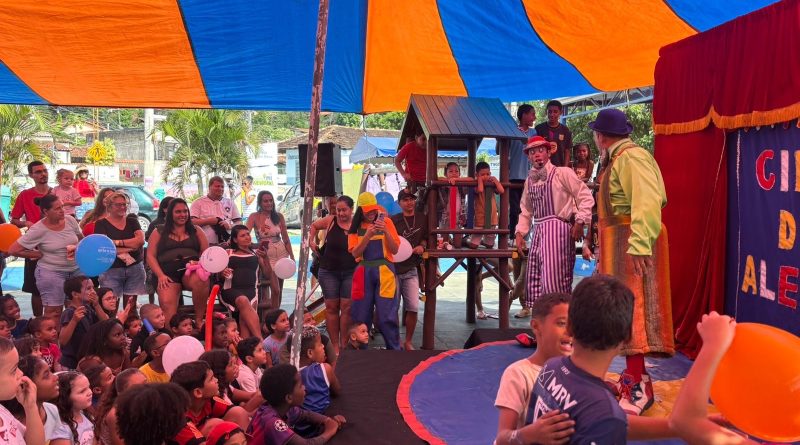São Gonçalo: Caravana de Arte e Lazer diverte crianças do Laranjal neste sábado