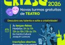 CRIA SG abre inscrição para novas turmas de teatro