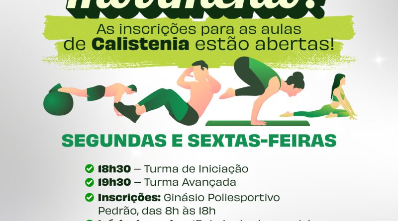 Teresópolis: SMEL abre inscrições para aulas gratuitas de Calistenia