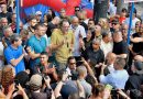 Canella, Ruas e Rueda caminham em Belford Roxo  e afinam o discurso de combate à violência