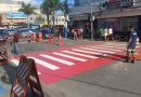Prefeitura de Belford Roxo revitaliza faixas de pedestres