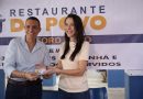 Restaurante do Povo de Belford Roxo celebra 4 anos com cardápio especial e bolo de aniversário com a presença da prefeita Mariana Canella