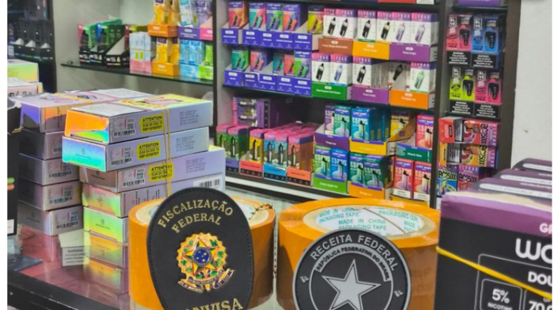 Anvisa e Receita Federal deflagram ação contra o comércio de cigarros eletrônicos