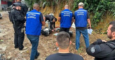 Detran RJ encontra dois motores de carros roubados em ferro-velho em Sulacap