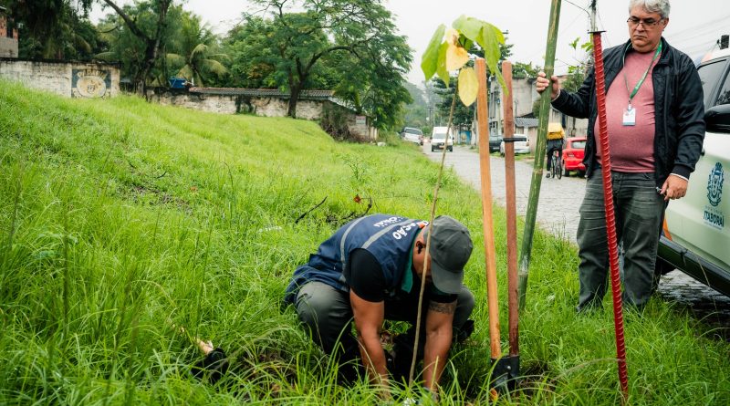 Itaboraí: Disque Árvore realiza primeiro plantio solicitado por moradores no bairro Sossego