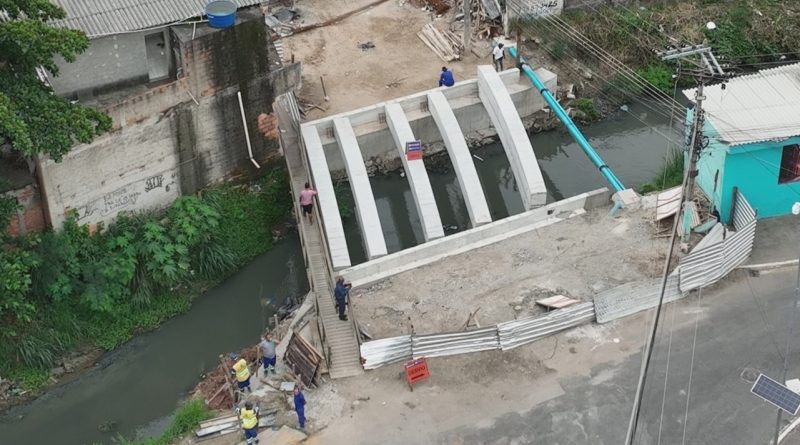 Mesquita: Começa obra de expansão da Ponte da Rua Delfina Borges