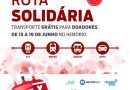 Rota Solidária 2026 garante transporte gratuito para incentivar a doação de sangue no Rio de Janeiro