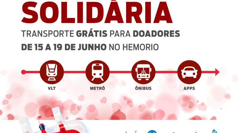 Rota Solidária 2026 garante transporte gratuito para incentivar a doação de sangue no Rio de Janeiro