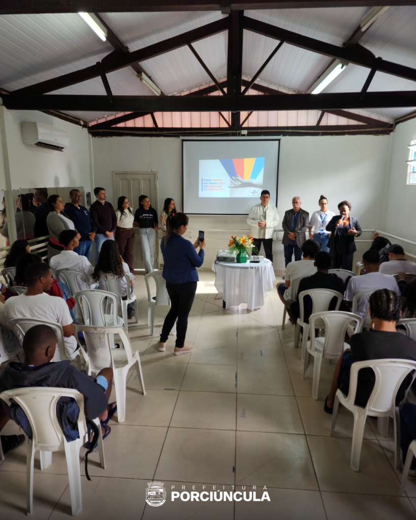 Porciúncula investe em ações de educação empreendedora para jovens do município