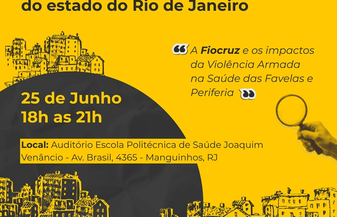Fiocruz lança observatório sobre os impactos da violência armada na saúde em favelas e periferias