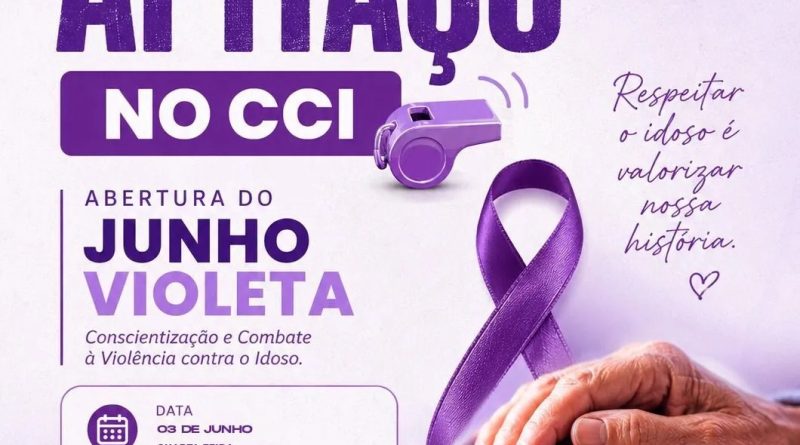 Búzios: Secretaria da Pessoa Idosa promove Apitaço Contra a Violência à Pessoa Idosa em alusão ao Junho Violeta
