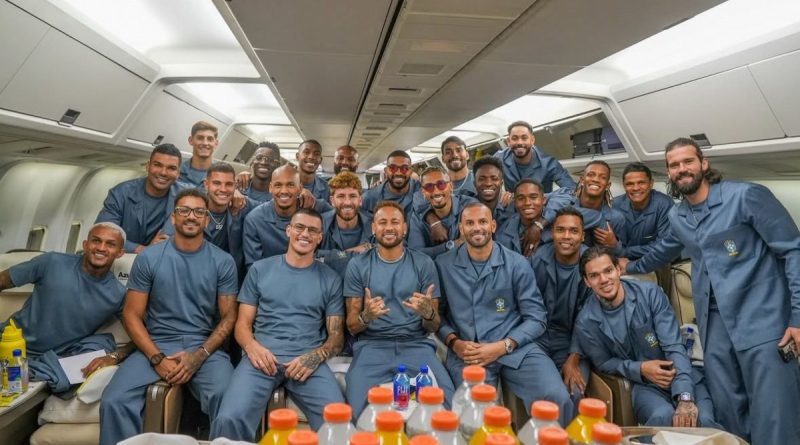 Após chegar ao Galeão, delegação do Brasil parte para os EUA rumo à Copa