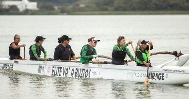 Circuito Va’a Costa do Sol reúne 400 atletas em provas coletivas na Lagoa de Imboassica