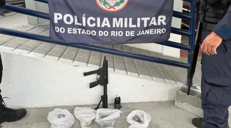 Criminoso é ferido em confronto na Praça Seca