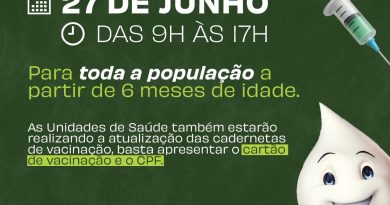 Teresópolis realiza Dia D&nbsp;de vacinação contra a Influenza&nbsp;neste sábado, 27, para toda a população