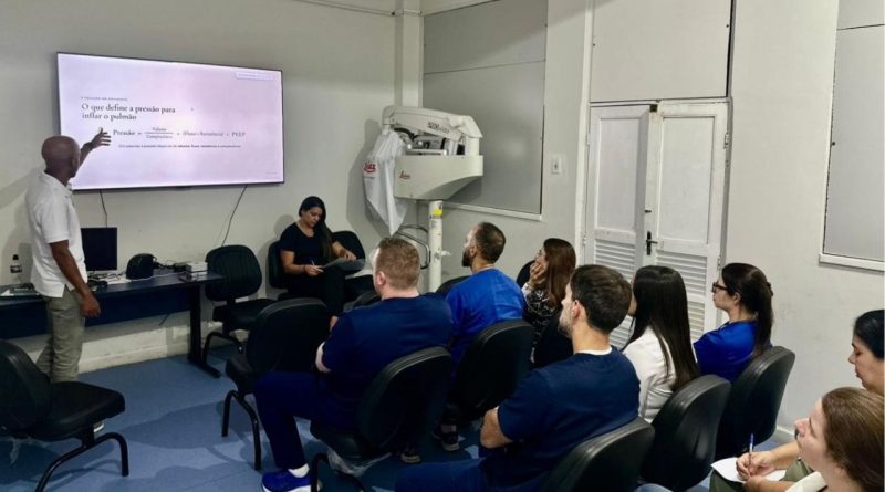 Campos: Educação continuada em ventilação mecânica capacita equipes do HFM