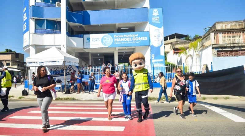 Prefeitura de Belford Roxo lança campanha para evitar acidentes e atropelamentos em frente a escolas e locais movimentados