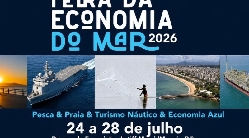4ª Feira da Economia do Mar será realizada de 24 a 28 de julho durante a Expo Macaé 2026