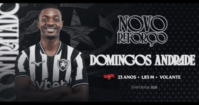 Botafogo anuncia contratação do volante Domingos Andrade