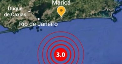 Tremores de terra são novamente registrados na costa do Rio, em Maricá