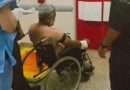 Homem sofre corte profundo ao ser atingido por telha durante ventania