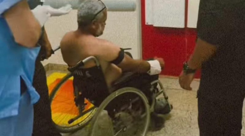 Homem sofre corte profundo ao ser atingido por telha durante ventania